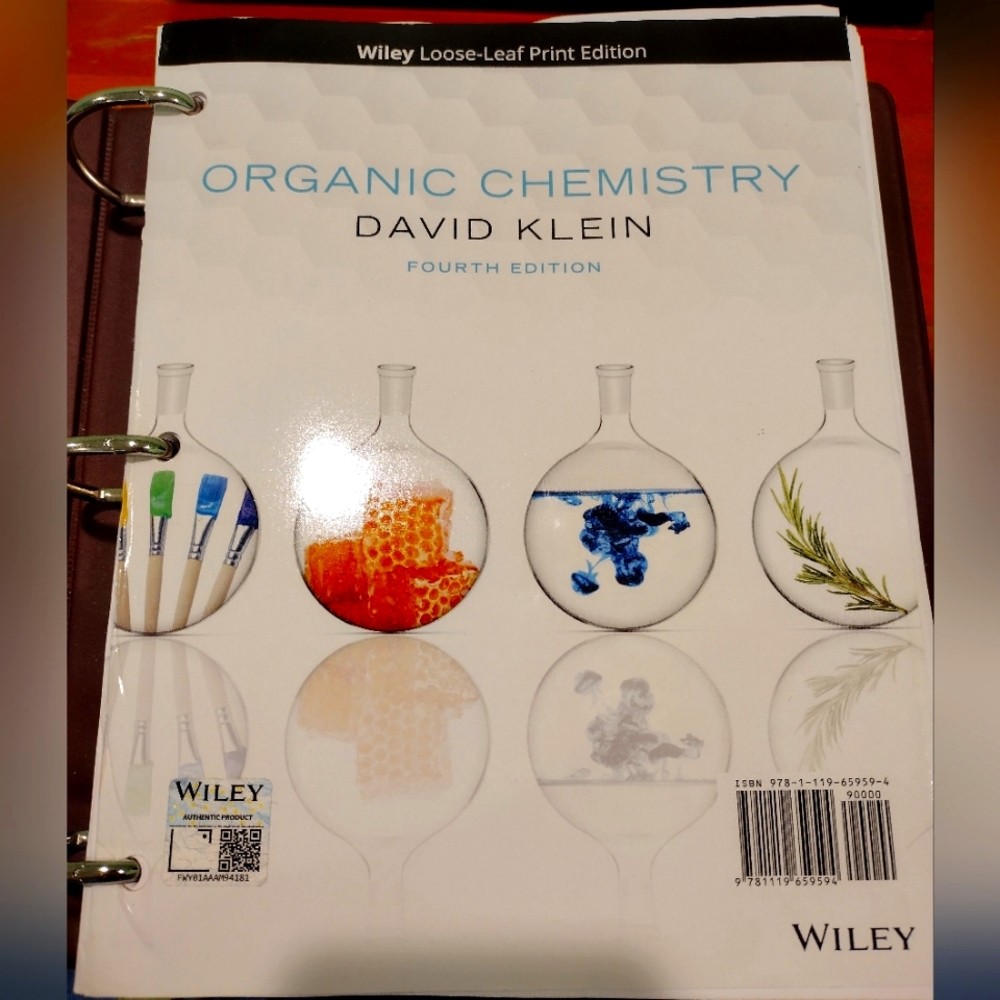 Organic Chemistry Textbook: 4th Edition David Klein